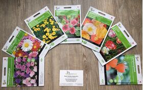 Flower seeds package "medium high"