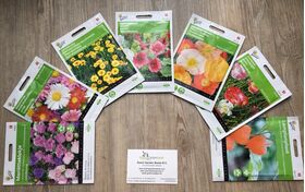 Flower seeds package "medium high"