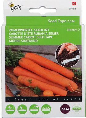 Summer Carrot 'Nantes' Seed Tape