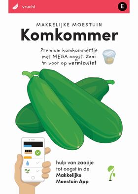 Makkelijke Moestuin zaden Komkommer