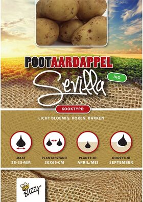 Biologische Pootaardappel Sevilla 1 Kg