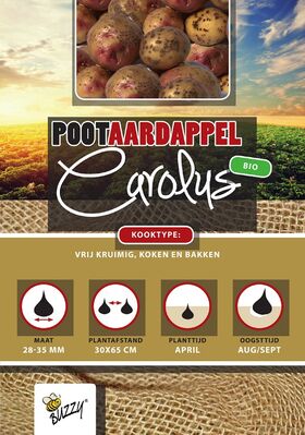 Biologische Pootaardappel Carolus 1 kg