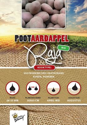 Biologische Pootaardappel Raja / Alouette 1 Kg