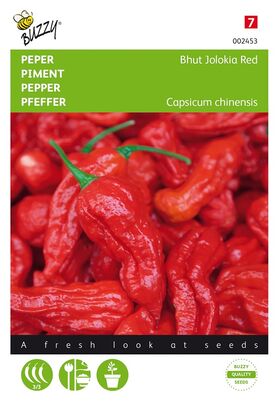 Hot Pepper Bhut Jolokia Red