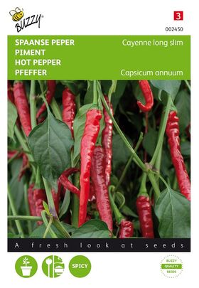 Pepper Cayenne Long Slim Red