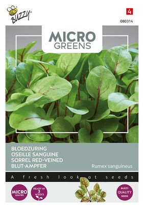 Microgreens Sorrel Red Veined