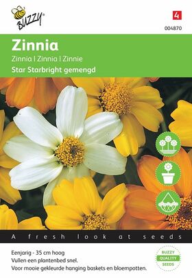 Zinnia Flower Seeds Starbright