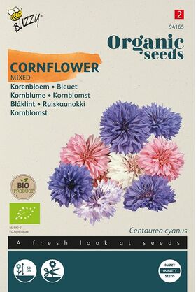 Biologische Korenbloem Zaden 'Mix'