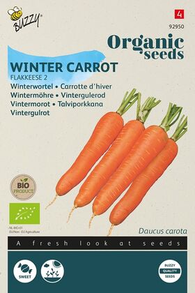 Organic Winter Carrots Flakkeese