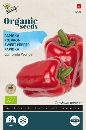 Organic Sweet Pepper California Wonder