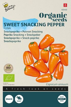 Organic Sweet Snacking Pepper Flynn Orange