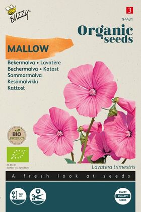 Organic Mallow Seeds 'Pink-Red'