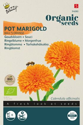 Organic Marigold Ball's Orange