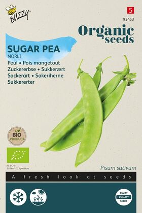 Organic Sugar Peas Norli