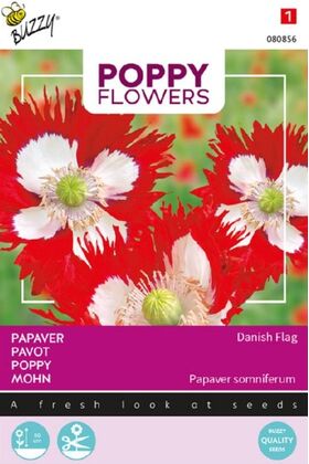 Poppy Danish Flag