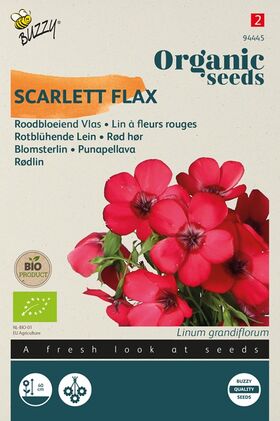 Organic Scarlett Flax Seeds